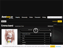 Tablet Screenshot of emmaband.cz